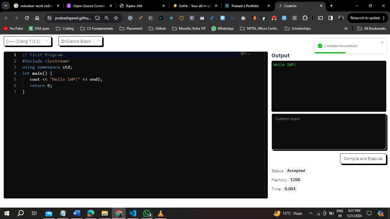 no internet connection